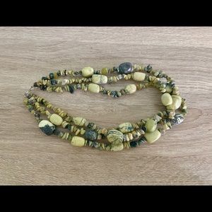 Yellow Brecciated Jasper Necklace - image 1